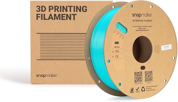 Snapmaker Silk PLA Filament 1.75mm, PLA 3D Printer Filament 1kg (2.2lbs)