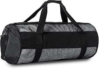 Bolsa para equipamento de snorkel,mewmewcat Mochila de malha para equipamentos de snorkel Bolsa de transporte para máscara Nadadeiras de snorkel Mergulho equipamento de surf