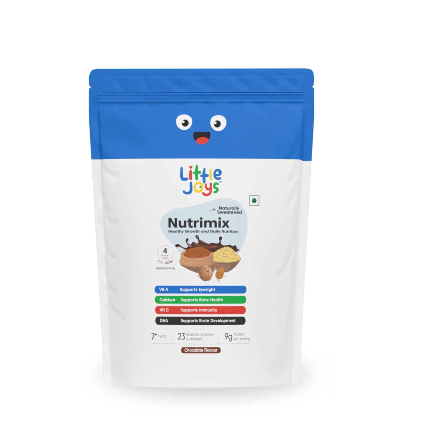 Little Joys Chocolate Nutrimix 7+ Refill Pouch (350g) | 7-12 Years | Naturally Sweetened with Jaggery & Dates | With 23 Es... - Review, Price and Buying Guide
