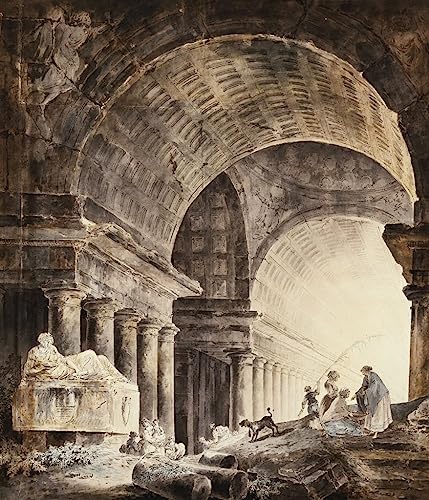 Toile moderne Hubert Robert 60x90cm pour créer une ambiance galerie d'art chez soi