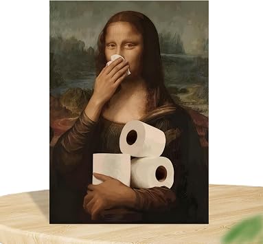 Wall Poster 11.81x15.75 Inch Painting Framed Funny