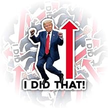 100pcs Trump I Did that Stickers Gas Pump Stickers Decal, Donald Trump Merchandise, Anti Trump Stickers, Fuck Donald Trump Mega Political Stickers Funny Inflation Gas Price Meme 2.5 Inches IDT16