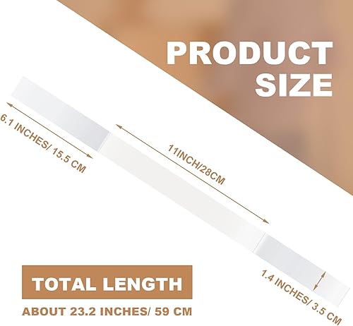 Miniatura 2 de Frienda 50 piezas de asa de transporte adhesiva de plástico y espuma, asas de embalaje resistentes para cajas y bolsas, agarre de embalaje para