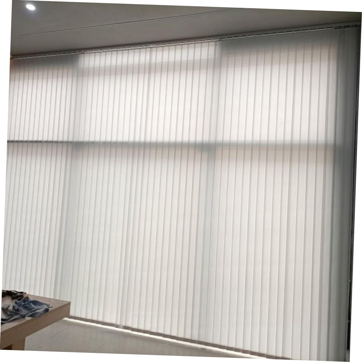 Healifty 2Pcs Vertical Blind Replacement Slats PVC Repair Kit for Home Office Window Blinds Easy to Install Replacement Accessories for Sliding Doors and Windows