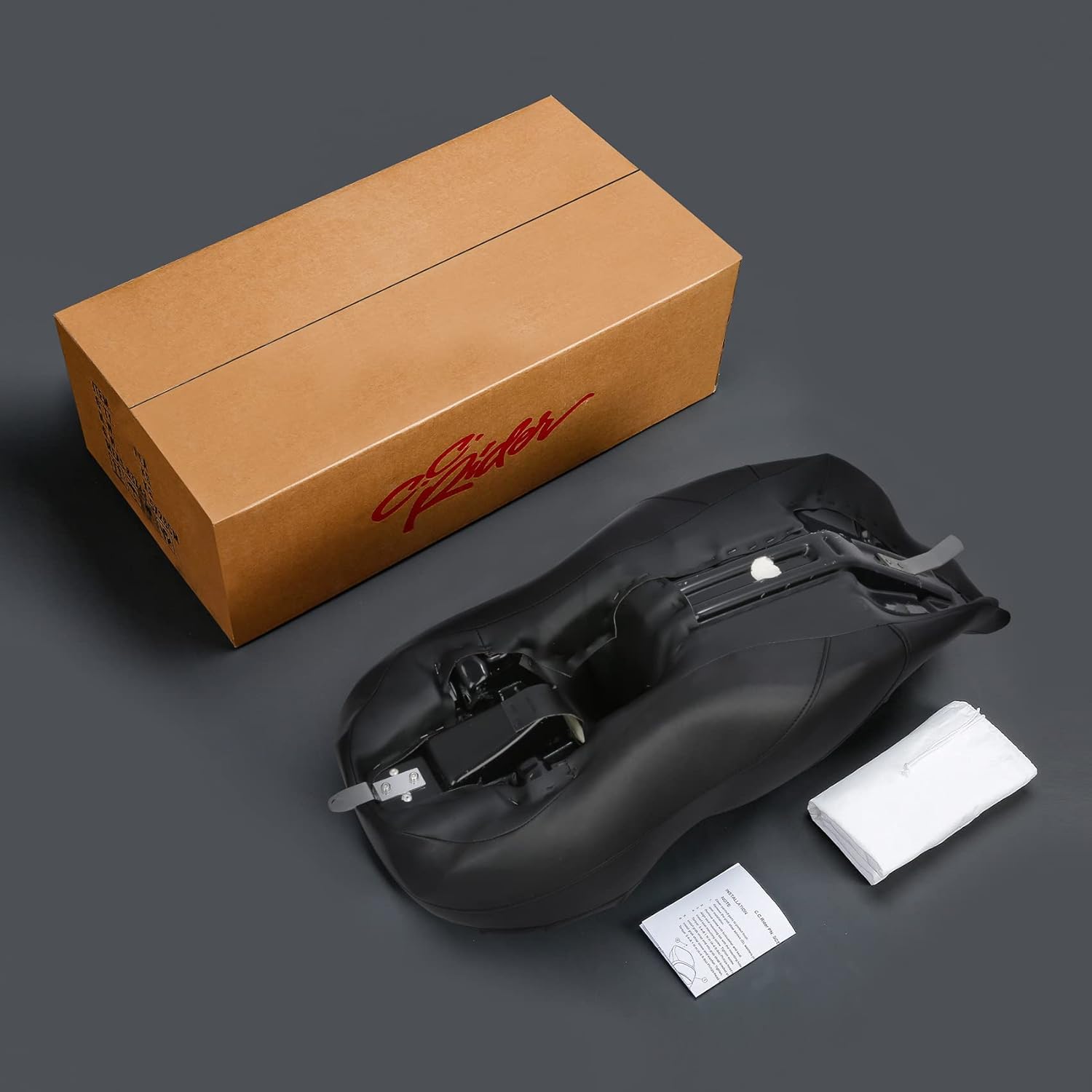 Black Motorcycle Seat Driver Passenger Seat for Harley Davidson Touring Electra Glide Road King Road Glide Street Glide 1997-2007