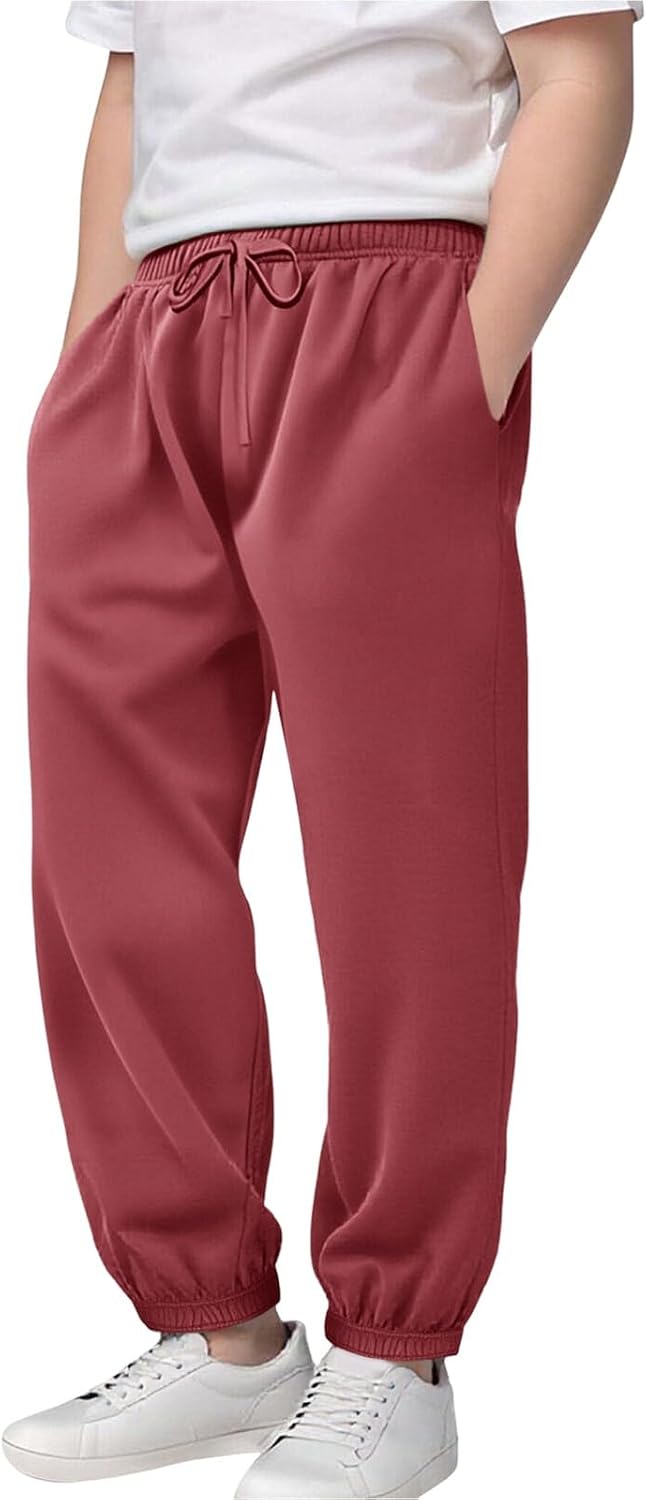Toddler Boys Girls Pants Kids Wide Leg Harem Pants Cotton Elastics Waist Summer Fall Long Trousers