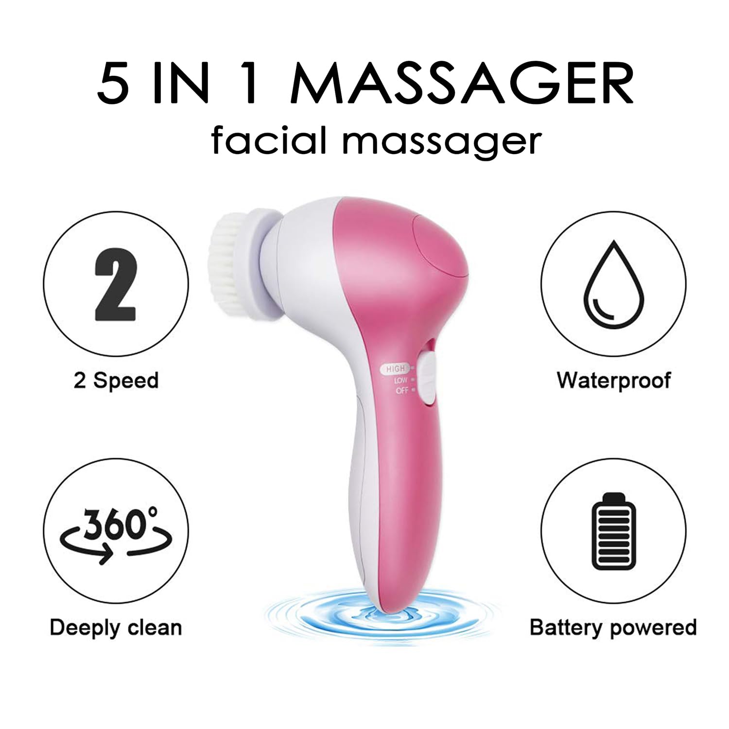 NutriGlow Wine Facial Kit for Women for Glowing Skin, 6-Pieces Skin Care Set with Deep Cleanser, Scrub, Nourishing Gel, Tan Removal, Mask Pack and Serum, 250gm+10ml Free Face Massager 3