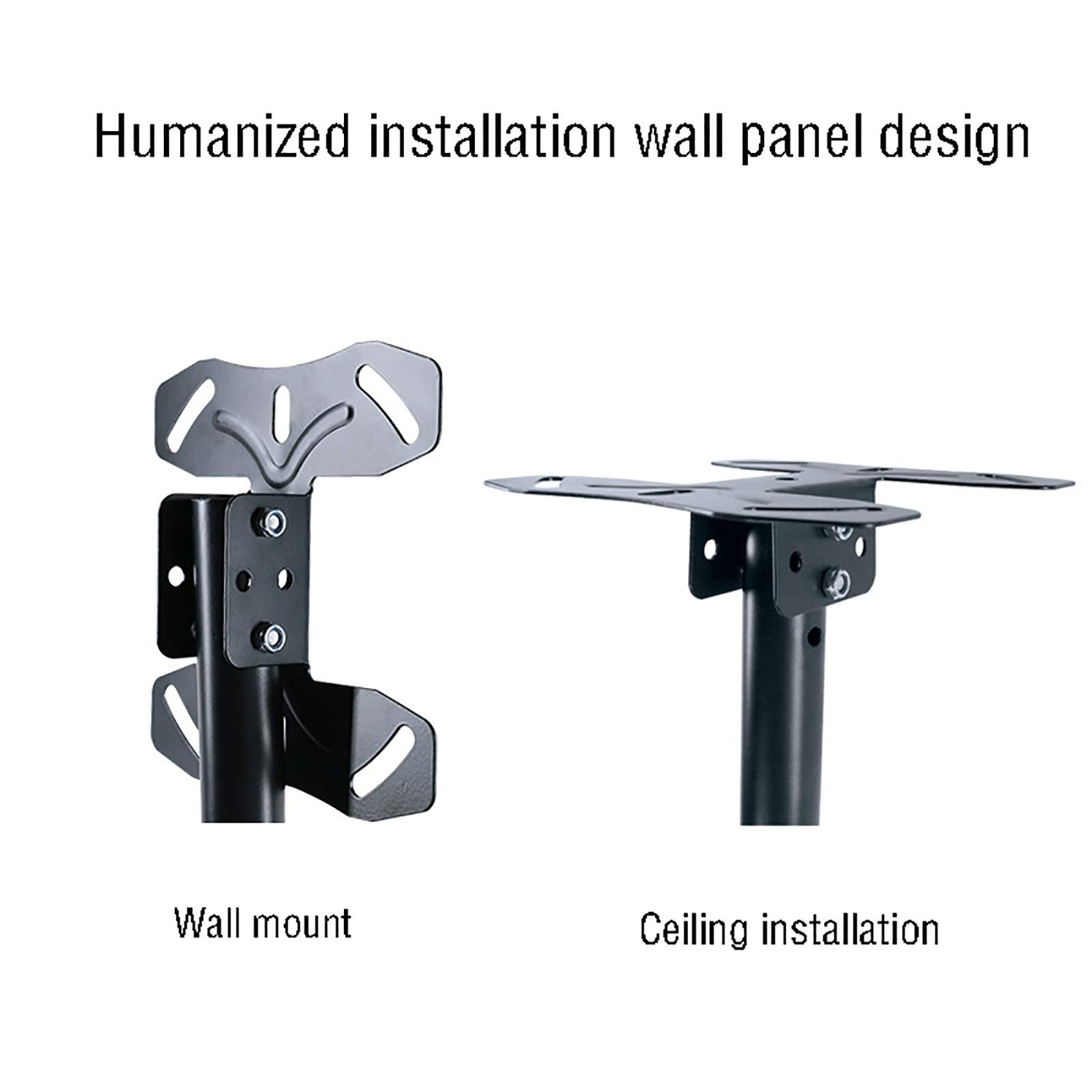 Soporte de techo para TV, soporte giratorio de inclinación ajustable para pantallas LED de 32 a 70 pulgadas, soporta 140 libras, VESA máximo 600 x 400 mm