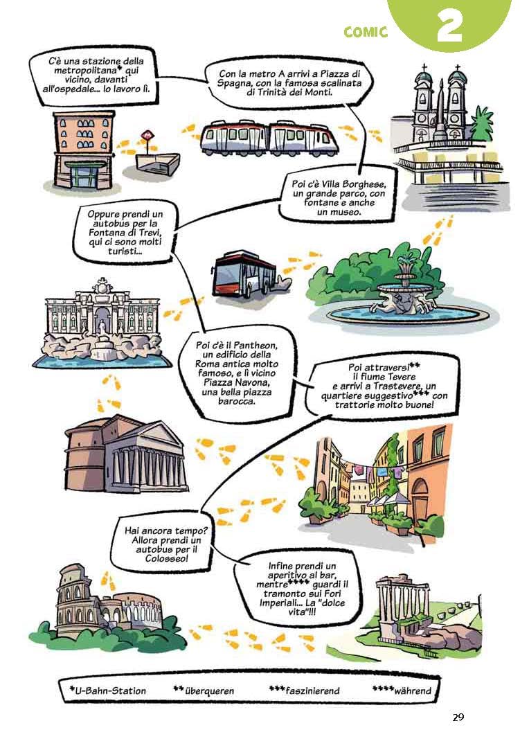 PONS Sprachlern-Comic Italienisch: Der unterhaltsame Sprachkurs - mit Hörbuch in der Scan2Learn-App