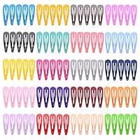 Algopix Similar Product 9 - 100 Pieces Solid Color 2 Inch Barrettes