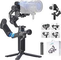 FeiyuTech SCORP Mini 3 Pro Gimbal Stabilizer: 4.4lbs Payload, 18m AI Tracking, 3-Axis for Mirrorless, Smartphone, Action Cams