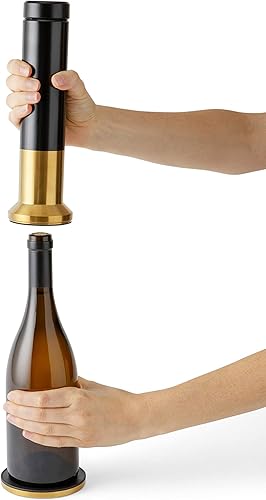 Miniatura 2 de RBT Sacacorchos eléctrico Abridor de vino (negrodorado) 10.25 x 4 x 4 pulgadas