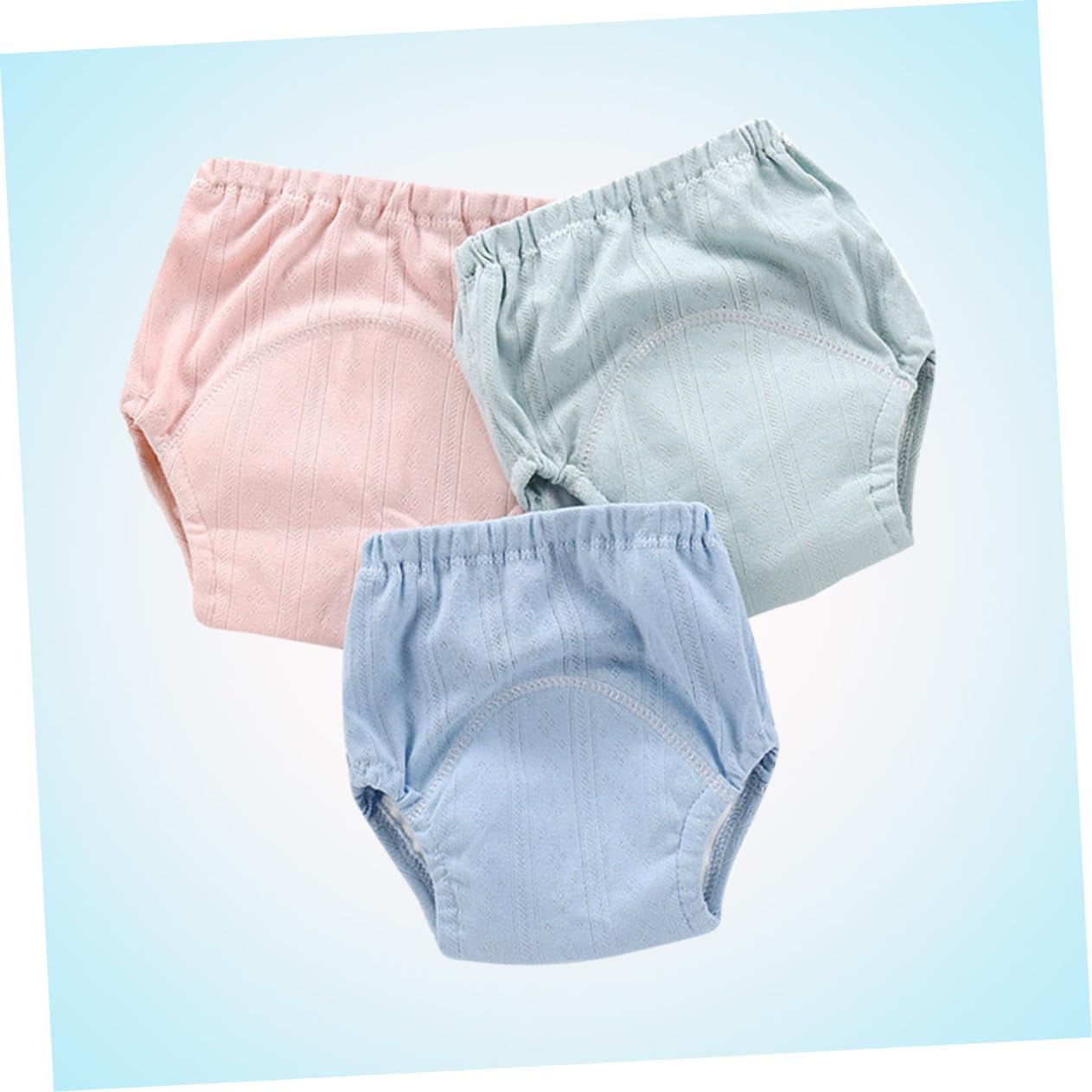 3pcs Boy Girl Training Pants Potty Training Pants for Girls Gazue Reusable Underwear Practical Design