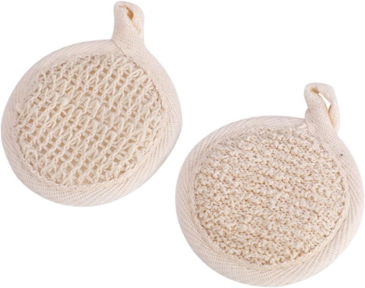 GLEAVI 10pcs Natural Exfoliating Body Scrubber Towels Soft Bath Towel for Deep Cleansing Comfortable Skin Exfoliation for Daily Use and Sharing