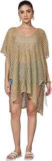 SHOWOFFFF Edition Women's Crochet Beige Open Knit Top-CHN-5715_Beige-P Price In India