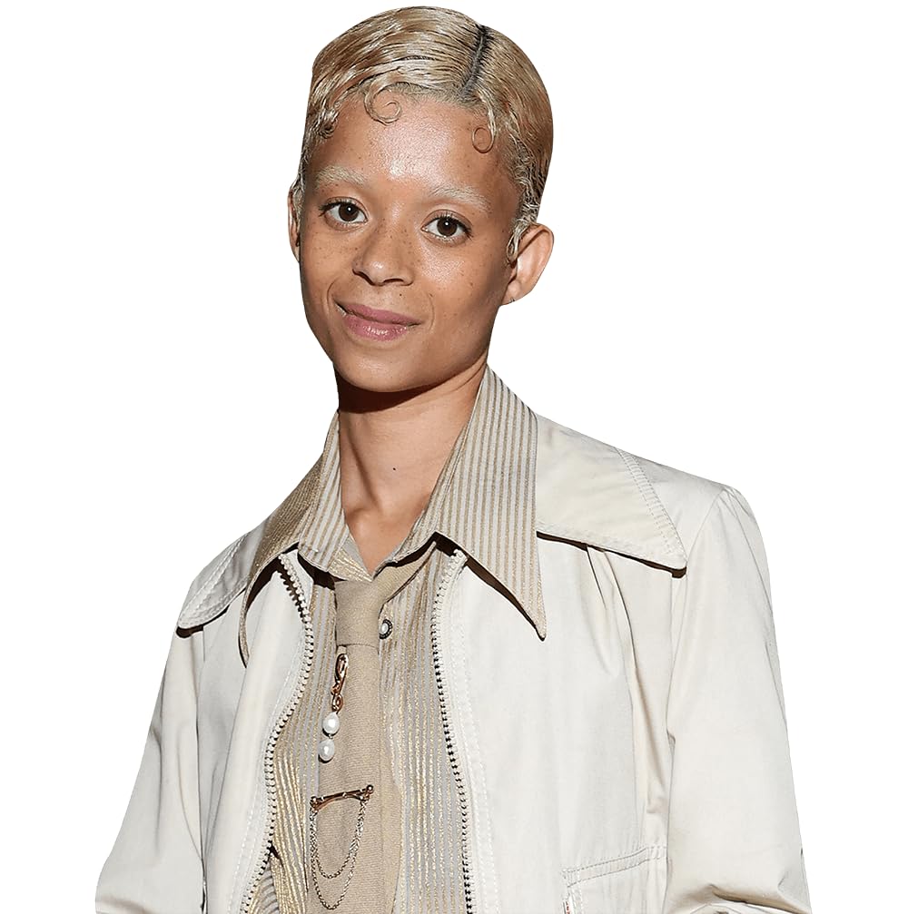 Celebrity Cutouts Lifelike Phoebe Campbell (Suit) Half Body Buddy Cutout