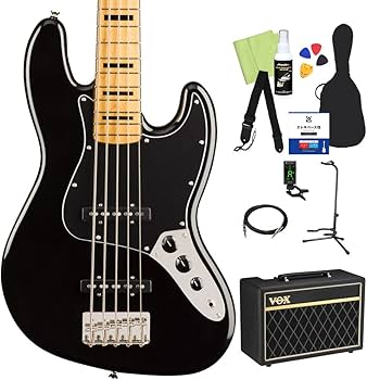 Amazon | Squier by Fender Classic Vibe 70s Jazz Bass V 5弦ベース