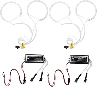 YananAC Angel Eyes Halo Ring Set 12V Luz Blanca para 3Series E46 1993-2005 Halo Series Angel Eye Accesorios