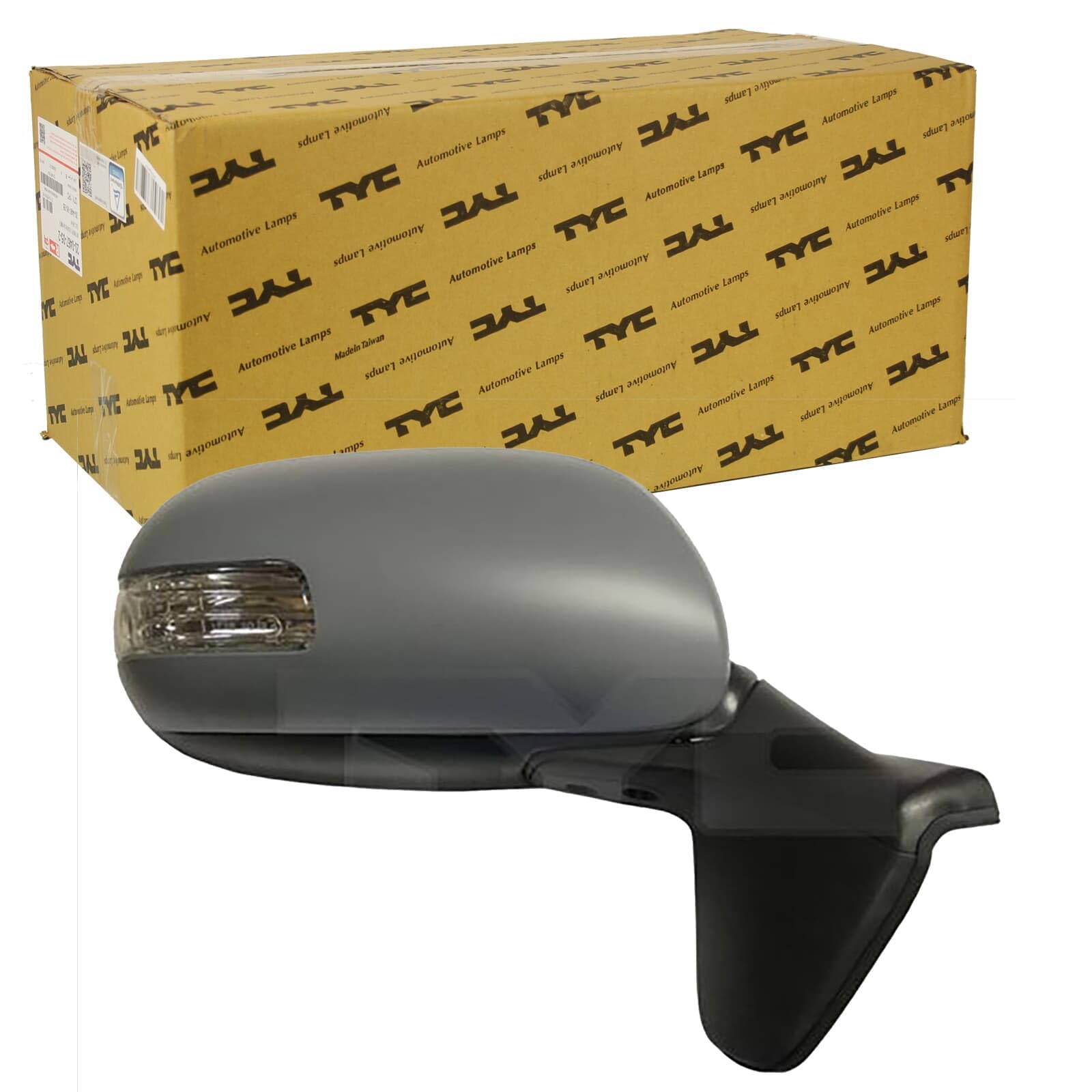 TYC 336-0084 Espejo retrovisor para ajuste elect. espejo convexo calefactable izquierda Compatible con TOYOTA AURIS NRE15, ZZE15, ADE15, ZRE15, NDE15 AURIS Furgoneta/hatchback E15