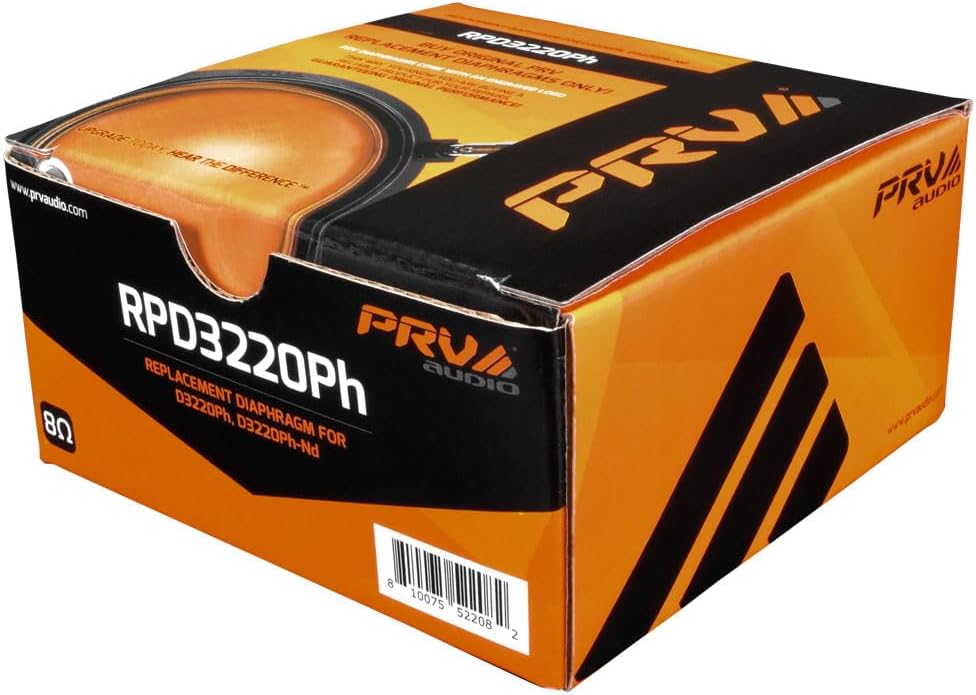 PRV AUDIO RPD3220Ph Original Authentic Replacement Diaphragm for D3220Ph D3220Ph-Nd Phenolic Compression Driver