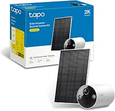 Tapo C410 Kit 2K(3MP) Wireless Solar Outdoor WiFi Surveillance Camera, Permanent Battery Life, Person Detection, Colour Night Vision, IP65 Waterproof, No Hub Required