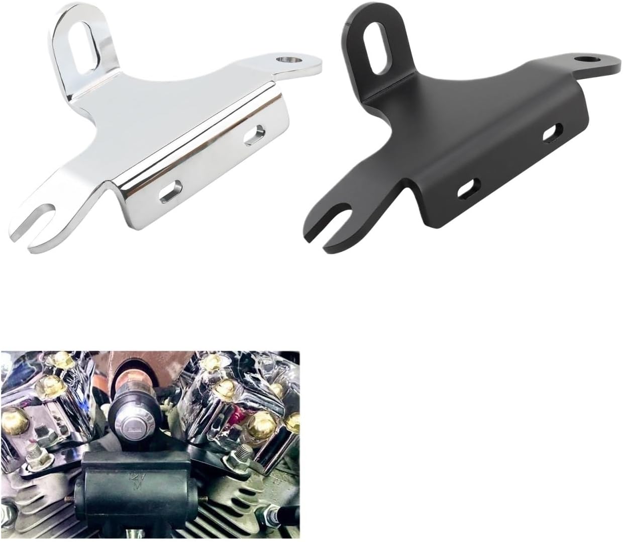 [spare part] Heavy Duty Motorcycle Top Engine Mount Fits For Harley FL FX Panhead Shovelhead 1948-1984 Chrome(Chrome)