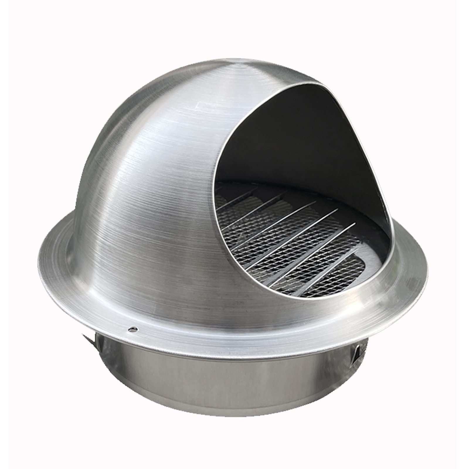 Edelstahl Ablufthaube Runde Öffnungen,Edelstahl Haube Lüftungsgitter,Edelstahl-Luftöffnungen,Wetterschutzgitter,Runde Lüftung,Wind- Und Regendicht,Wohnkultur,190mm/7.48in
