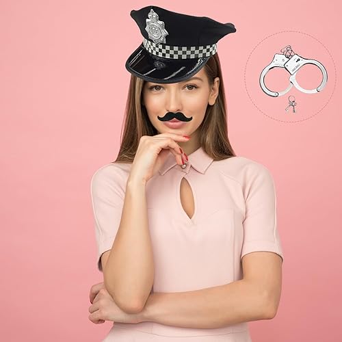 Miniatura 6 de Juego de 21 piezas de accesorios divertidos para cabina de fotos para adultos, disfraces surtidos, sombreros de fiesta, gafas de sol divertidas,