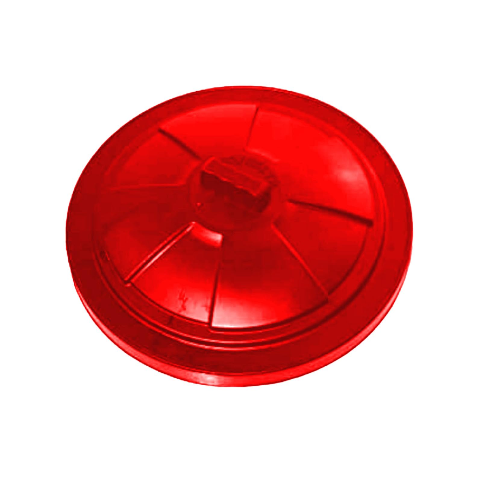 Neat. Replacement Lid for 80/85L Garden Bins and Dustbins - Durable Plastic Cover with Secure Fit, Weather-Resistant and Impact-Resistant for Waste Management, Red, Pack of 2