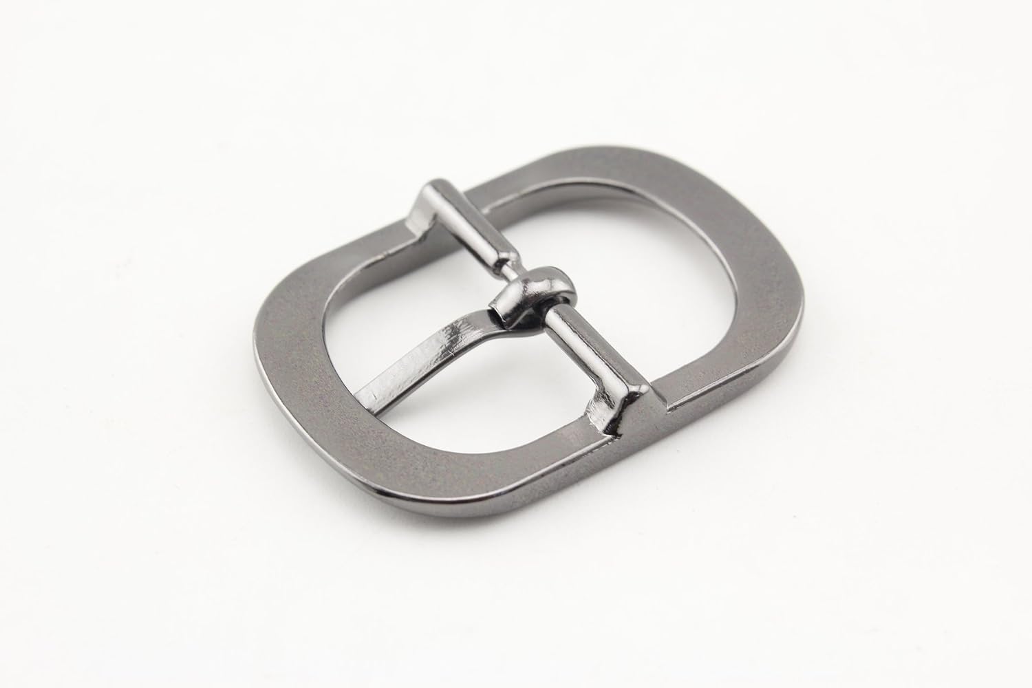 zinc alloying Single Prong Strap Buckle Center Bar Pin Belt Buckles for bag purse Leather Belts Crafts Accessories 3/4 Inch / 19mm Gunmetal U93