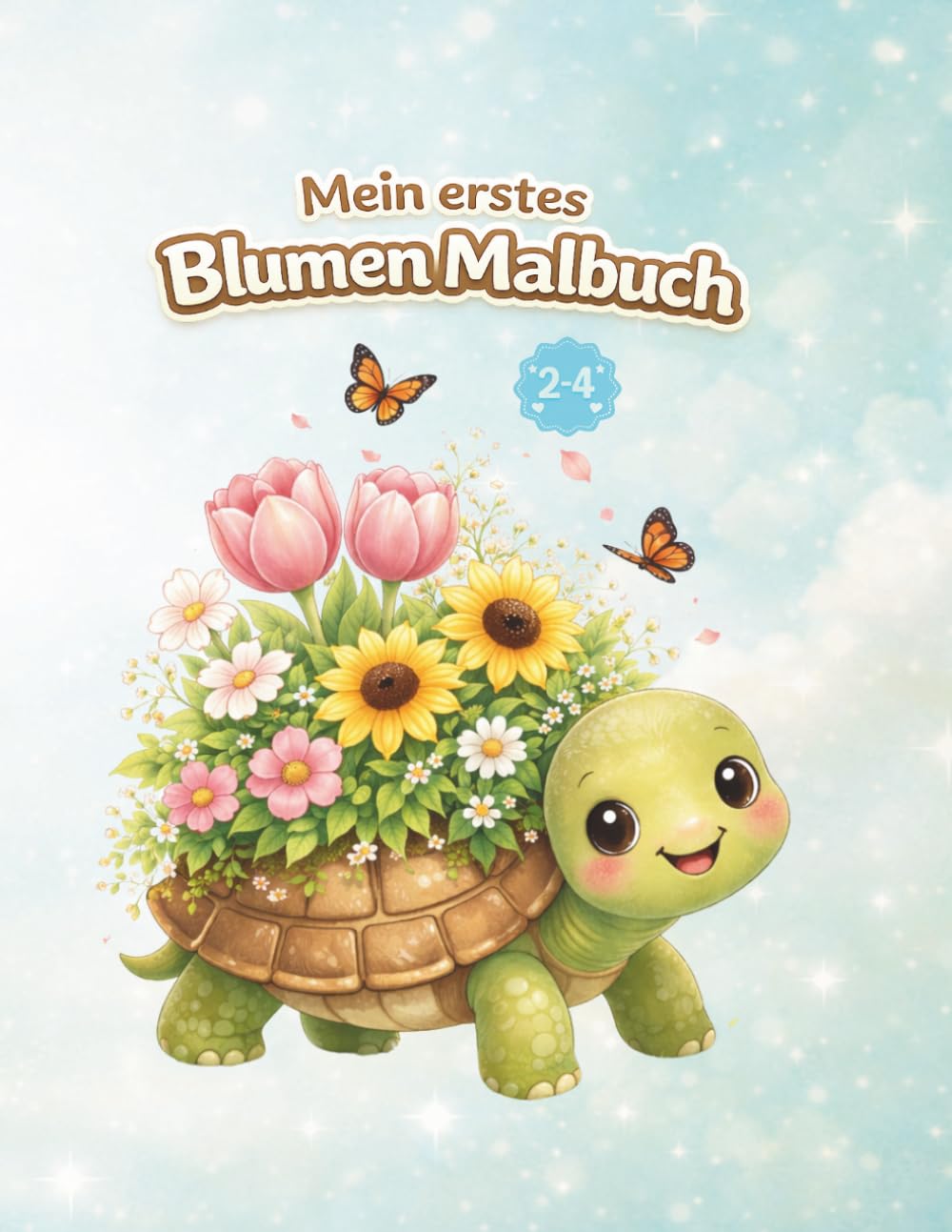 Mein erstes Blumen Malbuch