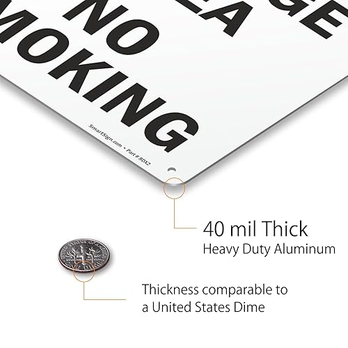 Miniatura 7 de SmartSign - U9-2344-NA_10x14 "Danger - Área de almacenamiento de propano, no fumar" Letrero  Aluminio 10" x 14" NegroRojo sobre Blanco