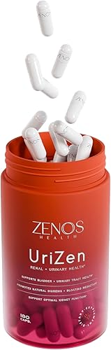 Miniatura 9 de UriZen Suplemento de apoyo renal, salud del tracto urinario para mujeres, disolvente de cálculos renales y rompepiedras, suplementos para el control