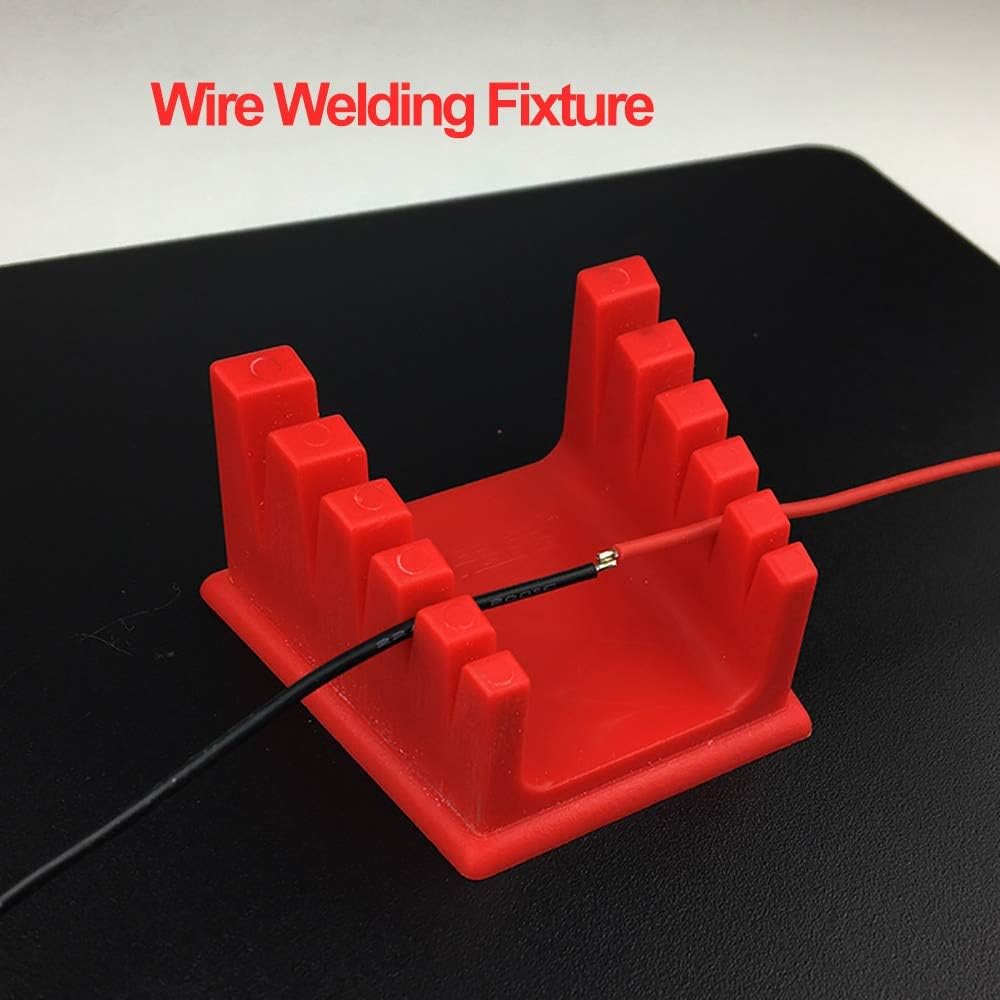 Welding Soldering Station Silicone Wire Clamp Bracket Workbench Soldering Station Clamp Thick And Thin Line Card Retaining Clip