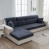 ▶【PROTECTION GLOBALE】: Cette housse de protection du coussin du canapé innovante couvre la bande élastique en bas. Empêchez votre coussin des déversements, des taches, des égratignures d'animaux et de l'usure quotidienne. Assurez-vous que la housse du siège reste fermement en place.