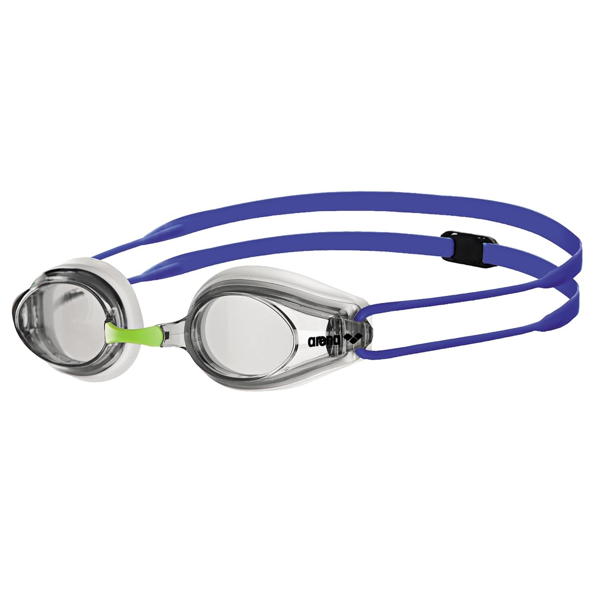 Arena 92341 Tracks Tracks Swimming Goggles (White/Clear/Blue)