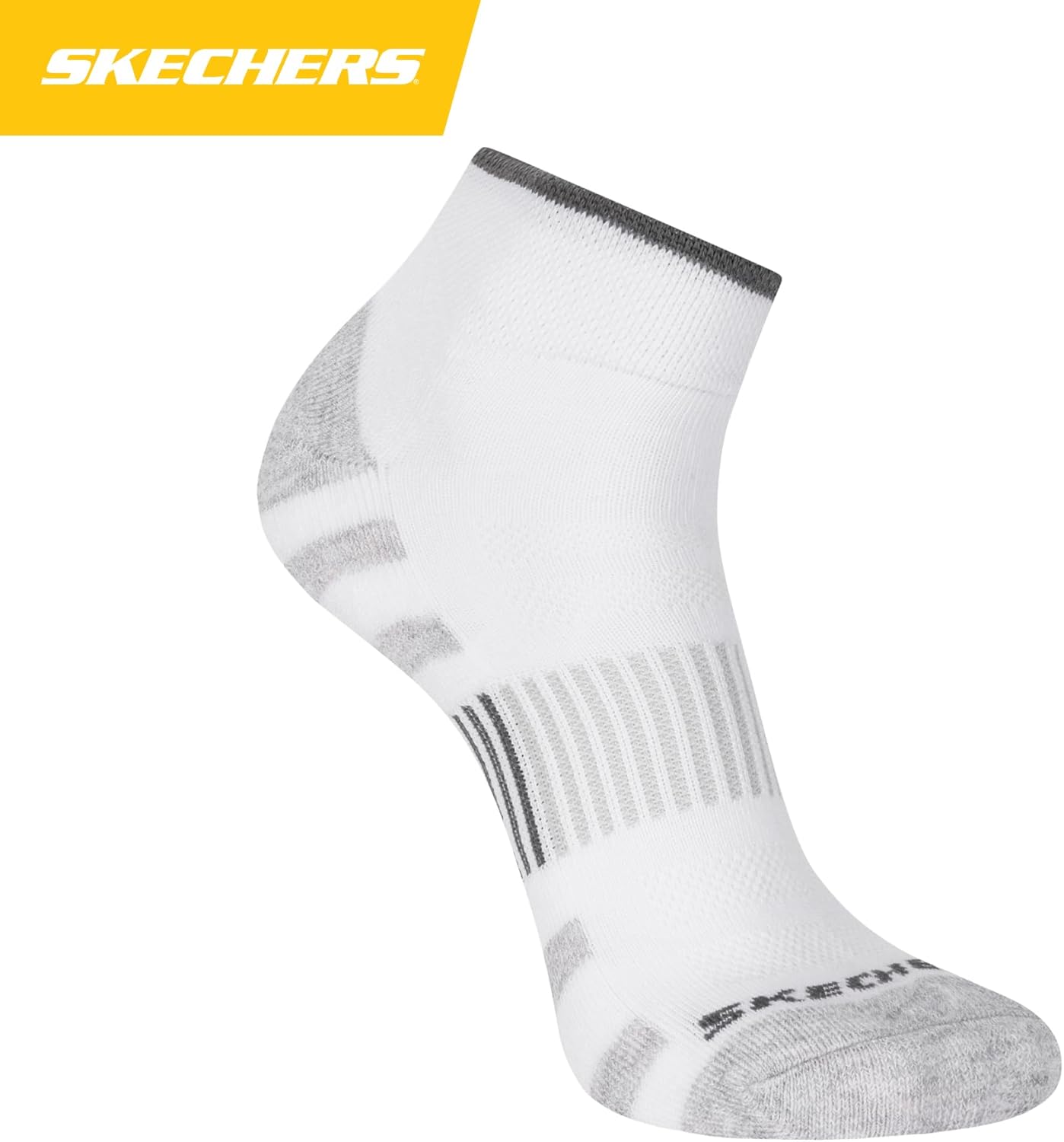 Skechers Men's Work Collection Quarter Crew Socks (8-Pack) - Image 5