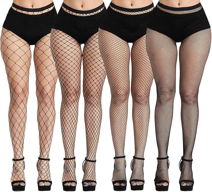 High Waist Knitting Net Free Size Stockings Pantyhose Tights Fishnet Stockings for Women's & Girls