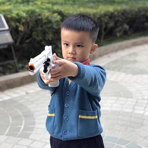 Miniatura 6 de Dreamplay Soft Bullets - Pistola de juguete revólver, pistola de espuma realista, juego de disparos, accesorios de juego de rol, regalos para