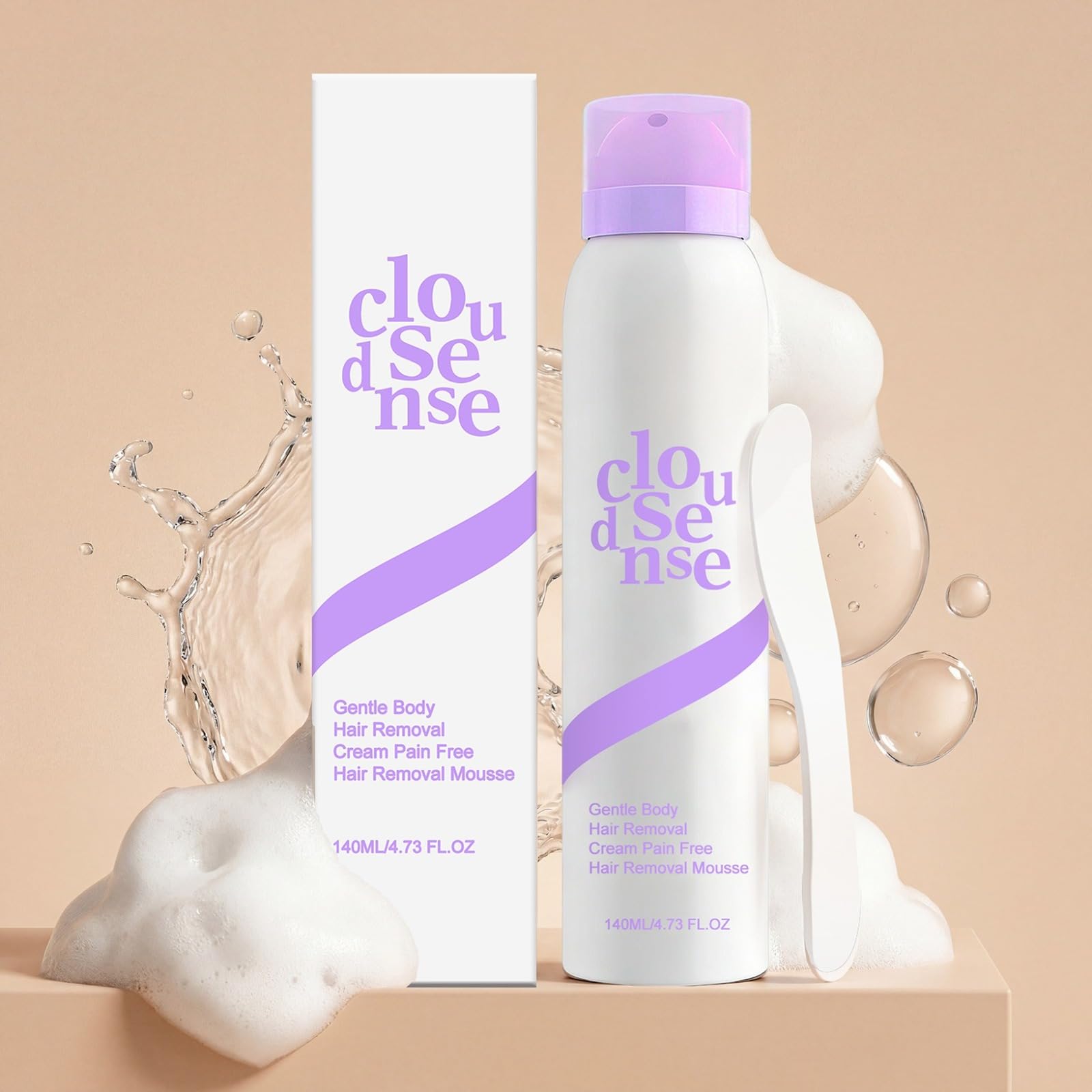 Schiuma depilatoria morbida corpo – crema epilatoria Comfort 140 ml + spatola