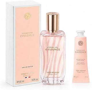 Yves Rocher Comme une Évidence Ritual Perfumado : Eau de Parfum 50 ml + Crema de Manos Hidratante | Fragancia Chipre Floral – Rosa Damascena, Bergamota y Pachulí
