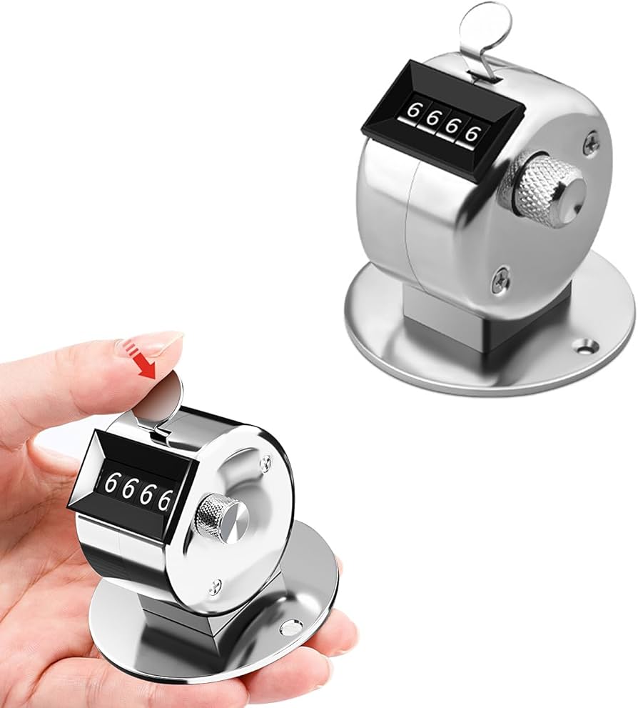 Ｋｏｋｉｙａ チケット販売人数カウント スポーツイベント用 手動式 金属製 数えカウンター Amazon.co.jp: カウンター 数取器 数取り器  4桁 手動測定 カウント 手持型 球数 野球 人数 交通量調査 数 を 数える 機械 数取り機 小型 防水 軽量 携帯便利 数カウンター 数字 ...