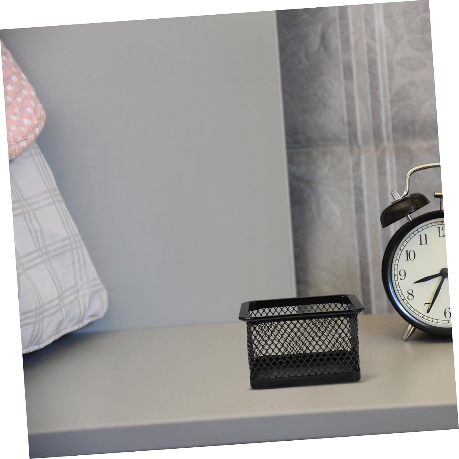 Cabilock 4pcs Metal Paperclip Holder Desk Organizers Binder Clip Dispenser for Office Supplies
