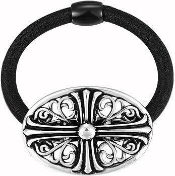 Amazon | クロムハーツ ヘアゴム 大人 シンプル 髪ゴム ヘアゴムリング