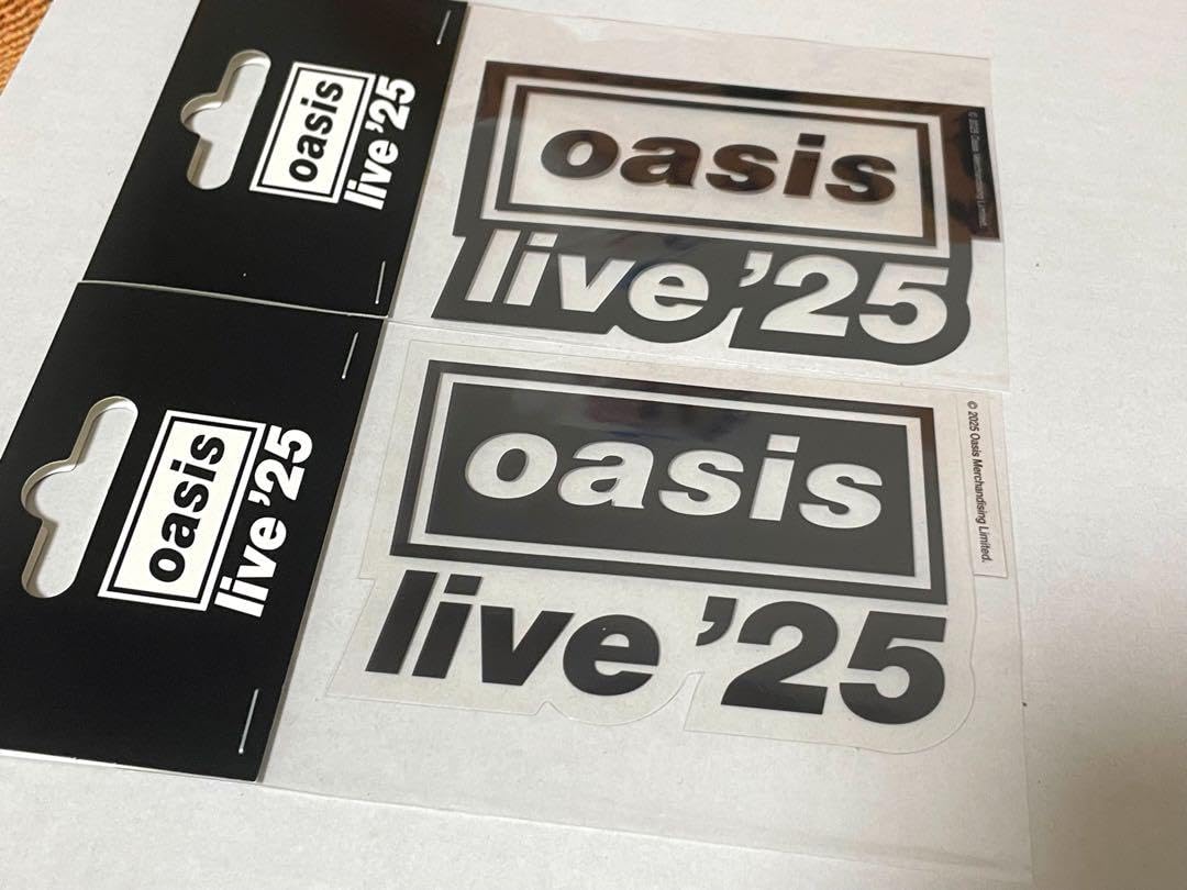 Amazon.co.jp: オアシス oasis live '25 ステッカー : おもちゃ