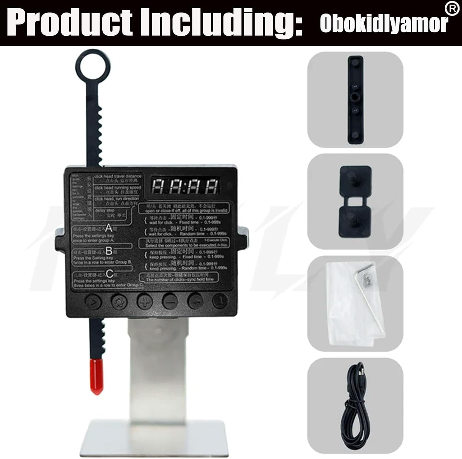 Physical Click Auto Keyboard Clicker Mouse Jigglier;Auto Random Clicking Game Assist; Mouse Mover Auto clicking Tool (ABC)