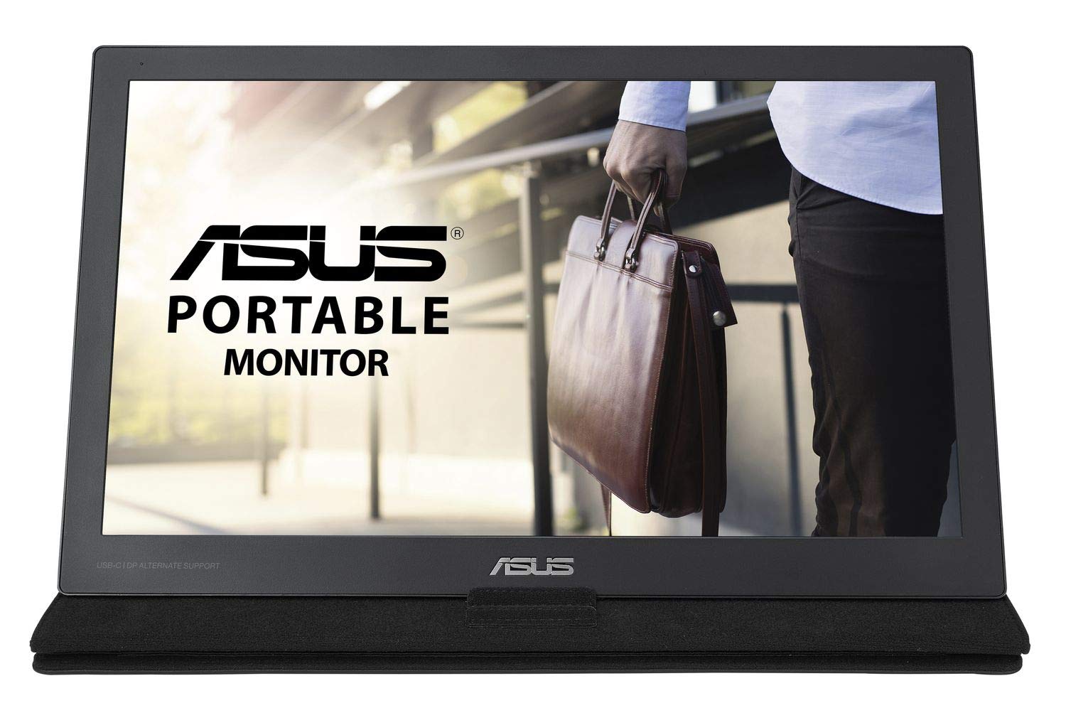 ASUS MB169C+ 15.6 Inch Portable Monitor, FHD (1920x1080), IPS, Flicker free, Low Blue Light, TUV certified, Only compatible with USB-C over Display Port
