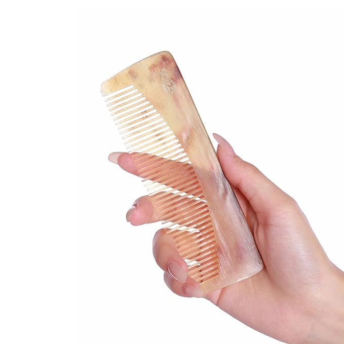 Amazon.com : SC123 Untreated 5.5 inch Real Ox Horn Hair Growth Comb ...