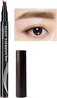 Anjoize Eyebrow Pen, Anjoize 4-Tip Microblade Brow Pen, Waterproof and Smudge-Proof Eyebrow Pen Makeup for Daily Use