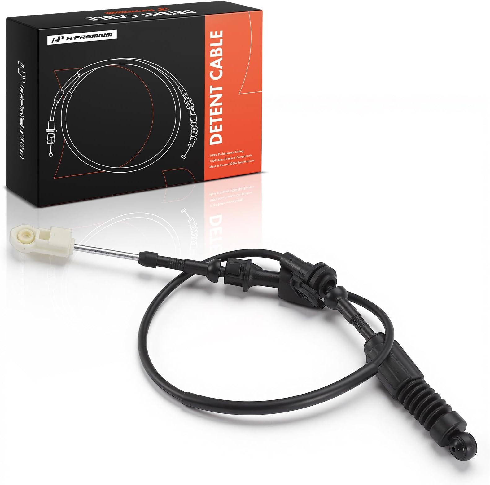 A-Premium Automatic Transmission Detent Cable Compatible with Chevrolet Corvette 2003 2004 2005, Automatic 4 Speed Transmission